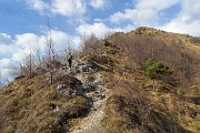 Anello Filaressa-Costone-Corna Bianca dal Monte di Nese via Salmezza il 19 marzo 2019 - FOTOGALLERY